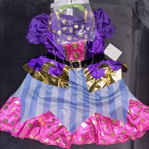 Pirate Of The Sea  Costume Dress with Gold Accents
